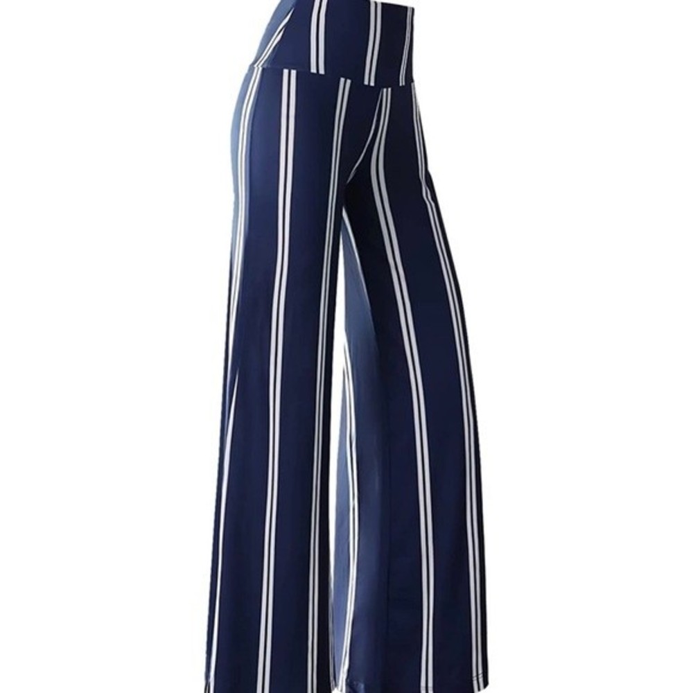 Women's Stretchy Wide Leg Palazzo Lounge Pants Casual Comfy High Waist Pants S